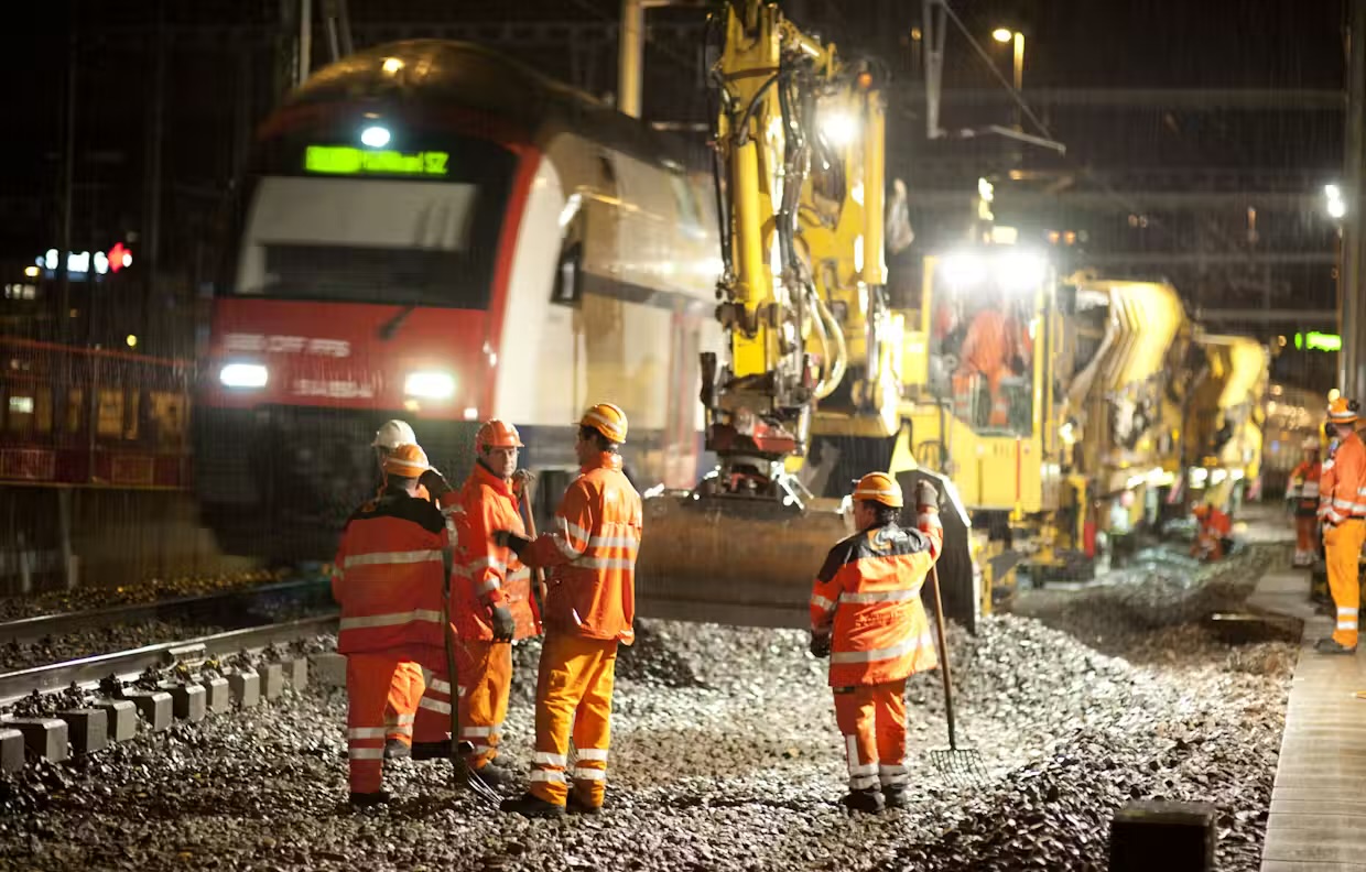 Travaux ferroviaires nocturnes intensifs