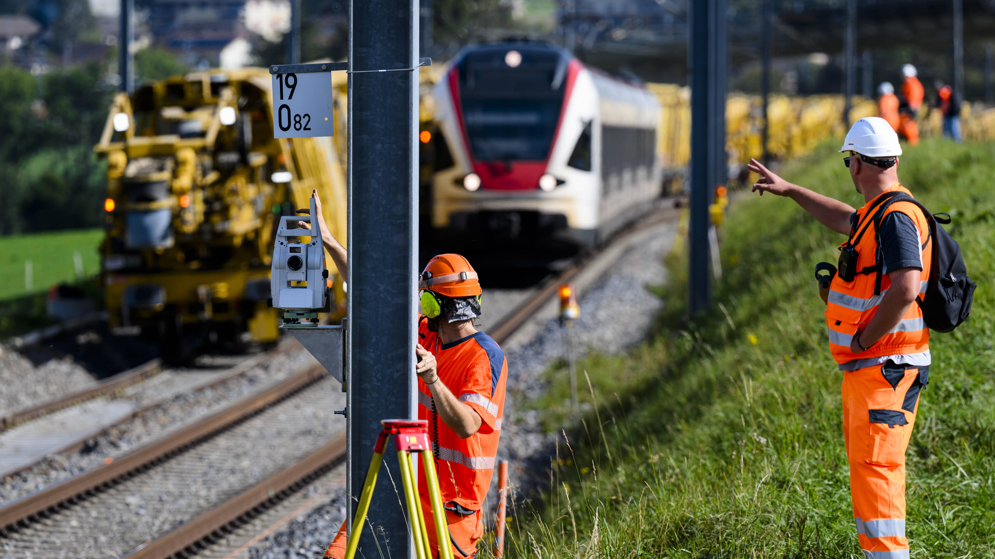 Contrôle topographique en zone ferroviaire